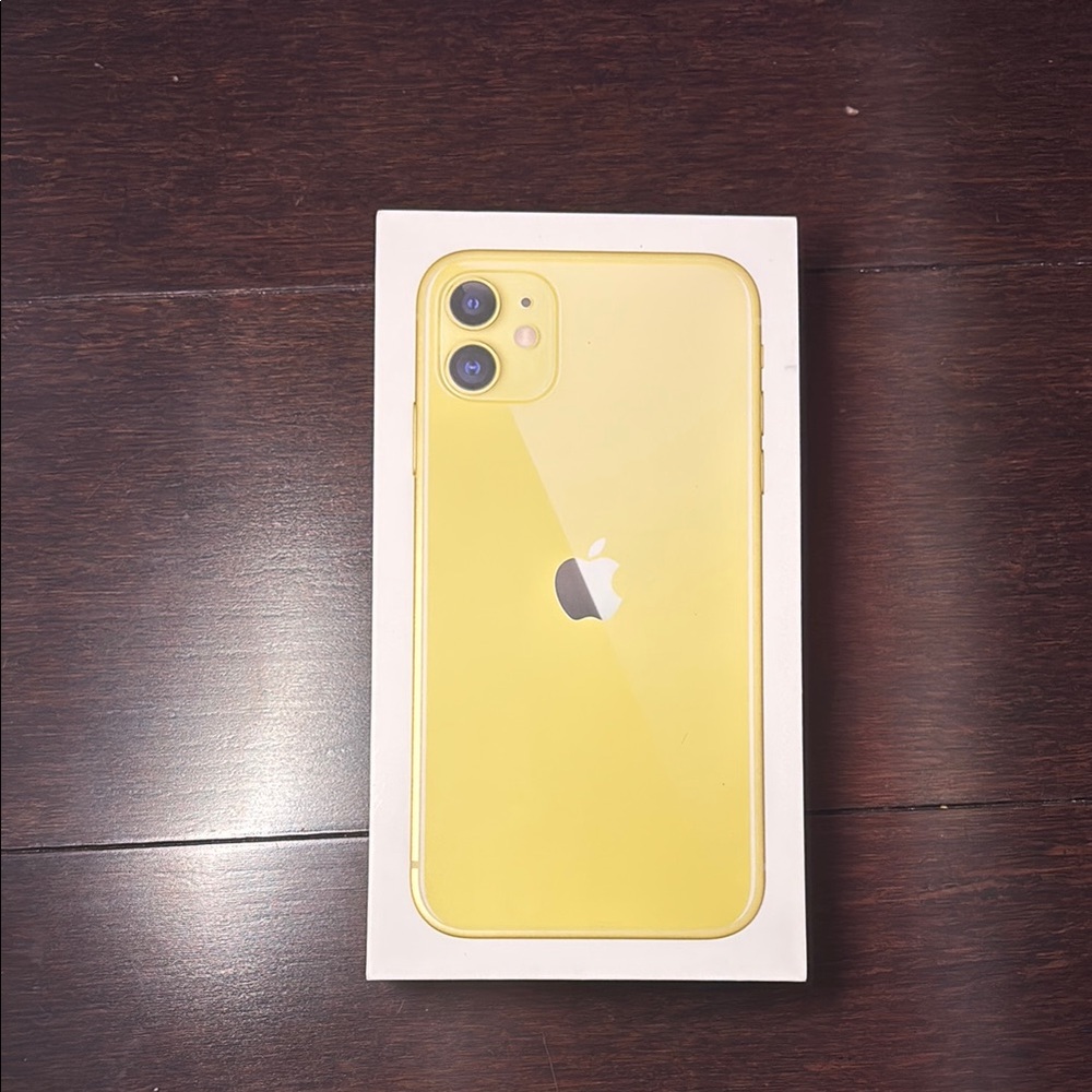 Yellow Apple iPhone 11 Box - Phone/cable not included